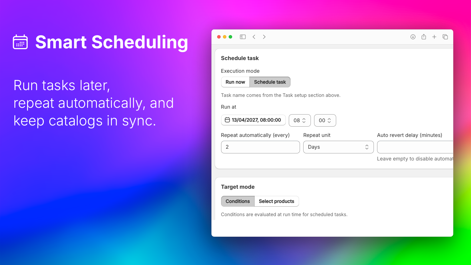 EditPilot schedule task